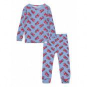 Babygap 100% Organic Cotton Print Pj Set Pyjamas Set Multi/mönstrad GAP