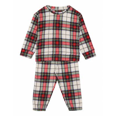 Babygap Plaid Pj Set Pyjamas Set Multi/mönstrad GAP