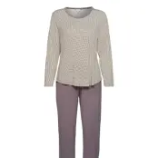 Bamboo Long-Sleeve Pyjamas Pyjamas Multi/mönstrad Lady Avenue