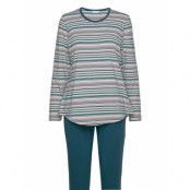 Bamboo Long Sleeve Pyjamas *Villkorat Erbjudande Pyjamas Blå Lady Avenue