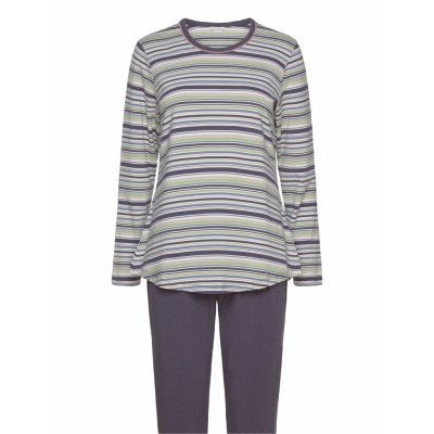 Bamboo Long Sleeve Pyjamas Pyjamas Navy Lady Avenue