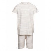 Bamboo Set *Villkorat Erbjudande Pyjamas Set Vit Geggamoja