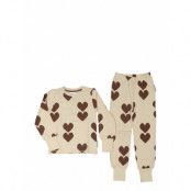 Geggamoja Bamboo Two Piece Pyjamas Beige