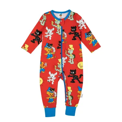 Bamse Bamse Kompisar Pyjamas Röd 86 - Red - 86