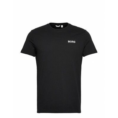 Bb Logo T-Shirt T-shirts Short-sleeved Svart Björn Borg