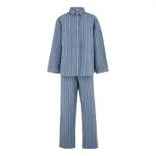 Becksöndergaard Striped Flannel Pyjamas Set - Blue - XL
