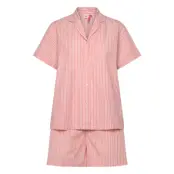 Becksöndergaard Stripel Kallie Shorts Set Korall