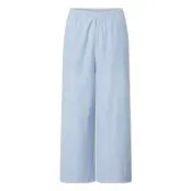 Bella Pants - Milk Stripe Pyjamasbyxor Mjukisbyxor Blå STUDIO FEDER