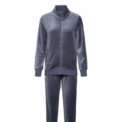 Bella Velvet Set Pyjamas Grå Missya