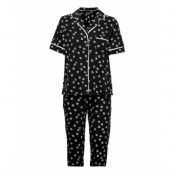 Better In Paris S/S Top & Capri Pyjamas Multi/mönstrad DKNY Homewear