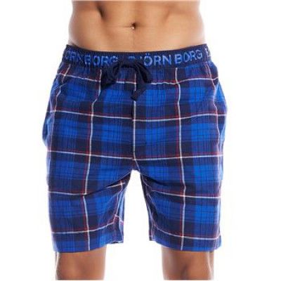 Björn Borg BB Classic Check Shorts Surf The Web * Fri Frakt *