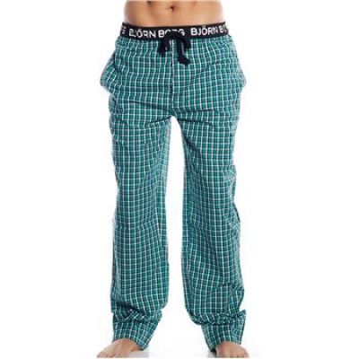 Björn Borg BB Mini Check Pyjama Pants Black * Fri Frakt *