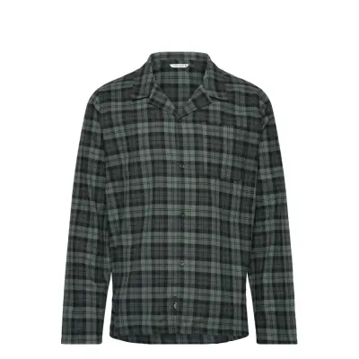 Björn Borg Core Flannel Pyjama Shirt Svart