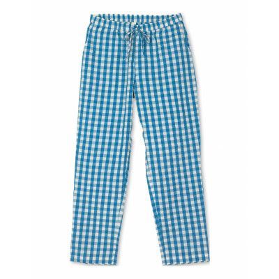 Bæk&Bølge Barbara Pants Pyjamasbyxor Mjukisbyxor Blue Juna