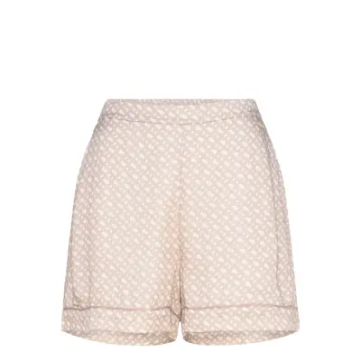 BOSS Sateen Aop_Shorts Kräm