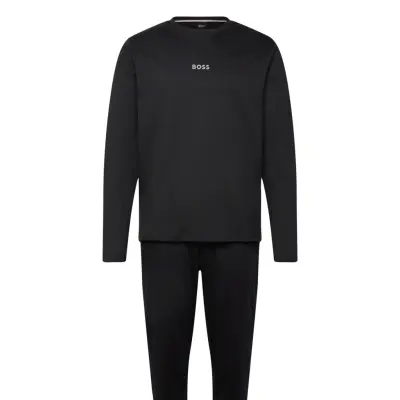 BOSS Xmas Long Set Svart