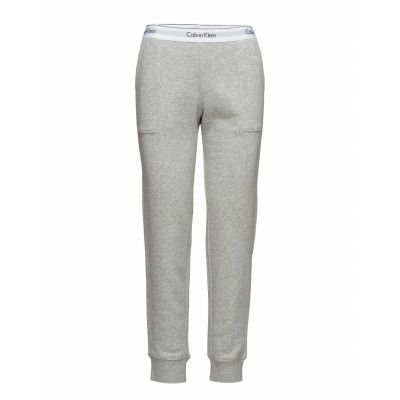 Bottom Pant Jogger Pyjamasbyxor Mjukisbyxor Grå Calvin Klein