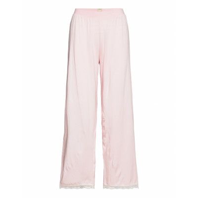 Bottoms Pampas Pants Pyjamasbyxor Mjukisbyxor Rosa Dorina