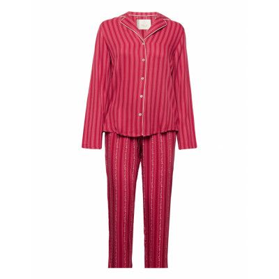Boyfriend Pw Boyfriend Twill 01 Pyjamas Rosa Triumph