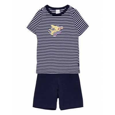 Schiesser Boys Pyjama Short Marinblå