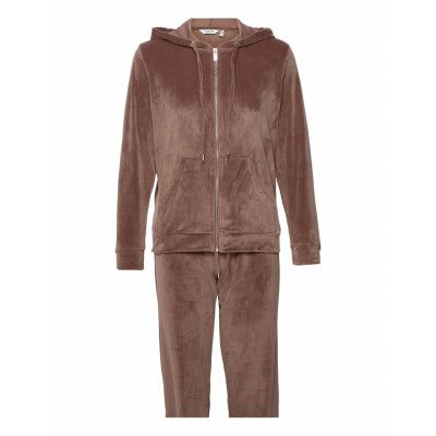 Bymitza Set 3 - Pyjamas Brun B.young