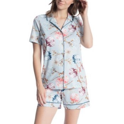 Calida Cosy Flowers Short Pyjama * Fri Frakt * * Kampanj *