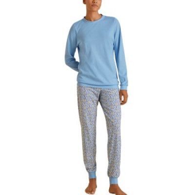 Calida Ornament Nights Pyjamas With Cuff