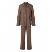 Lexington Home Caroline Organic Cotton Flannel Pajama Set Brun