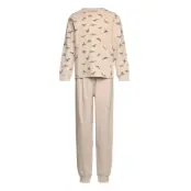 CeLaVi Pyjama Set Ls Beige