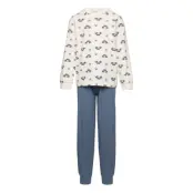 CeLaVi Pyjama Set Ls - Blue - 130