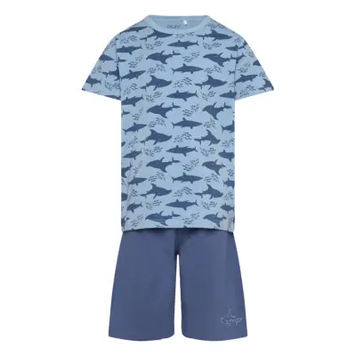 CeLaVi Pyjama Set Ss - Blue - 110