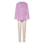 CeLaVi Pyjamas Set W. Leggings - Purple - 90