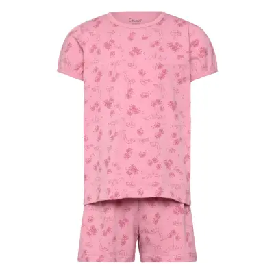 CeLaVi Pyjamas Ss W. Aop - Pink - 80