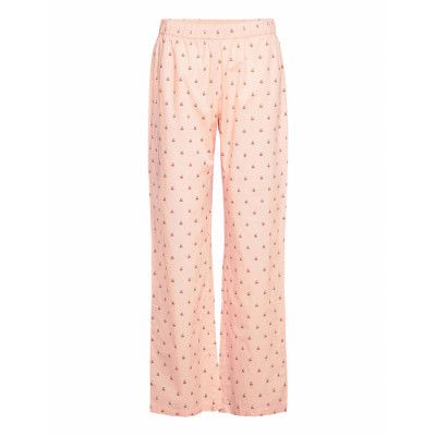 Cherietta Pants Pyjamasbyxor Mjukisbyxor Rosa Becksöndergaard