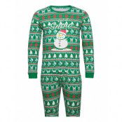 Christmas Pj Green Pyjamas Multi/mönstrad Christmas Sweats