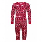 Christmas Pj Red Pyjamas Röd Christmas Sweats