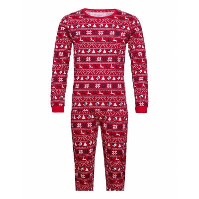 Christmas Pj Red Pyjamas Röd Christmas Sweats