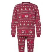 Happy Seasons Ho Ho Ho Julepyjamas Burgundy