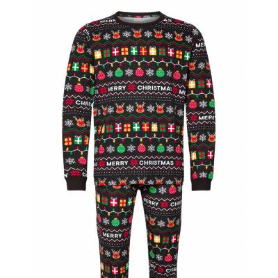 Christmas Sweats The Joyful Christmas Pyjamas Svart