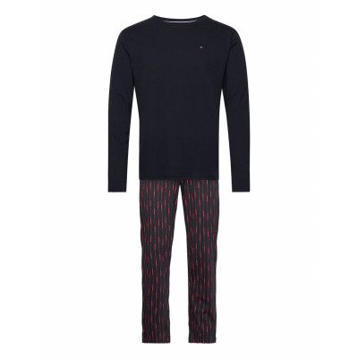 Cn Ls Pant Jersey Set Print Pyjamas Multi/mönstrad Tommy Hilfiger
