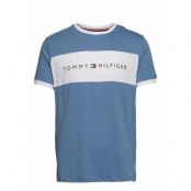 Cn Ss Tee Logo Flag Underwear Night & Loungewear Pyjama Tops Blå Tommy Hilfiger