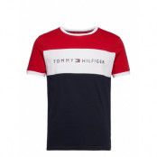 Cn Ss Tee Logo Flag Underwear Night & Loungewear Pyjama Tops Röd Tommy Hilfiger