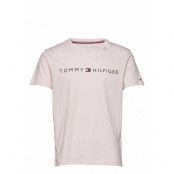 Cn Ss Tee Logo T-shirts Short-sleeved Rosa Tommy Hilfiger
