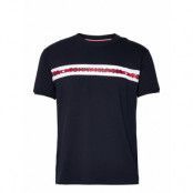 Cn Ss Tee Logo *Villkorat Erbjudande Underwear Night & Loungewear Pyjama Tops Blå Tommy Hilfiger