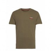 Cn Ss Tee T-shirts Short-sleeved Grön Tommy Hilfiger
