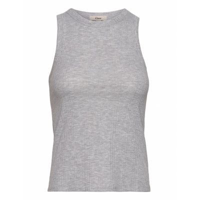 Coly Caraco Pyjama Top T-shirts & Tops Sleeveless Grå Etam