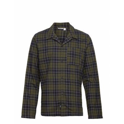 Core Pyjama Shirt *Villkorat Erbjudande Underwear Night & Loungewear Pyjama Tops Khakigrön Björn Borg