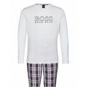 Cosy Long Set Pyjamas Blå BOSS