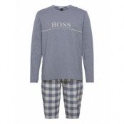 Cosy Long Set Pyjamas Multi/mönstrad BOSS
