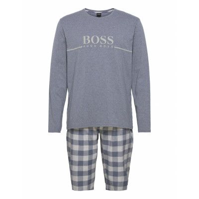 Cosy Long Set Pyjamas Multi/mönstrad BOSS